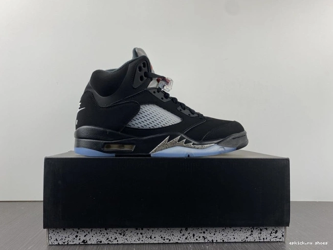 Rep 845035-003 Metallic (2016) Retro Black Jordan 5 0825